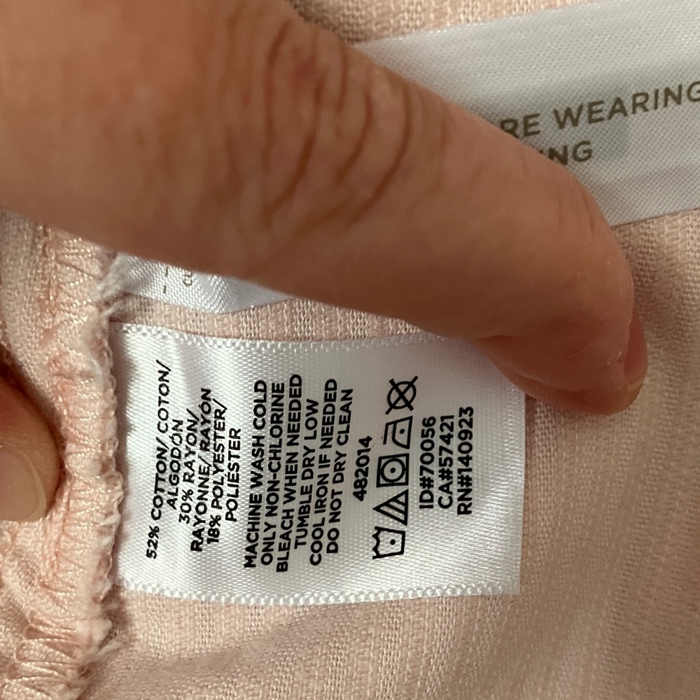 LOFT Blush Corduroy Jean Jacket - Picture 2 of 6